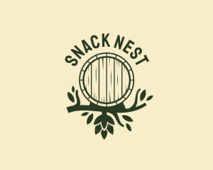 Hops Branch Barrel  logo design