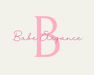 Elegant Feminine Beauty Salon logo design