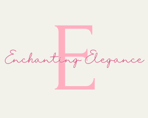 Elegant Feminine Beauty Salon logo design