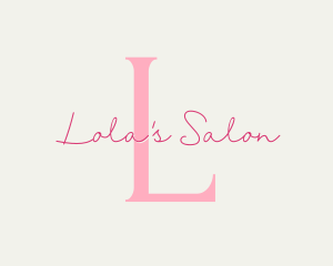 Elegant Feminine Beauty Salon logo design