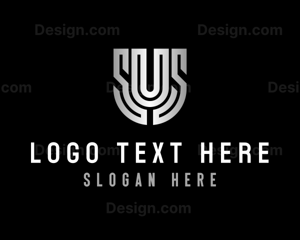 Modern Professional Company Letter U Logo