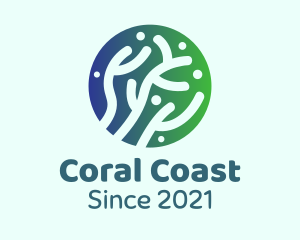 Gradient Coral Reef  logo