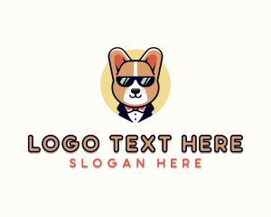 Corgi Pet Dog logo