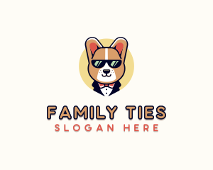 Corgi Pet Dog logo design