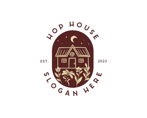 Flower House Realty logo design