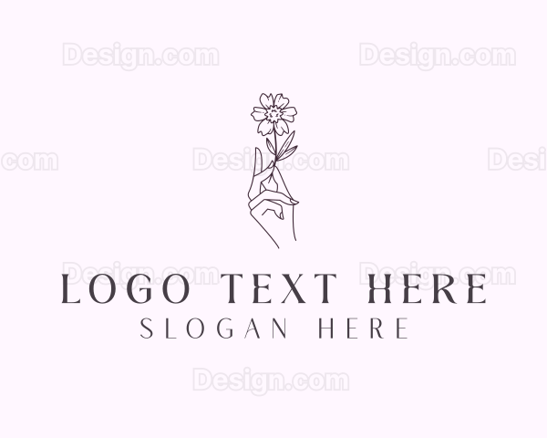 Flower Nail Salon Logo