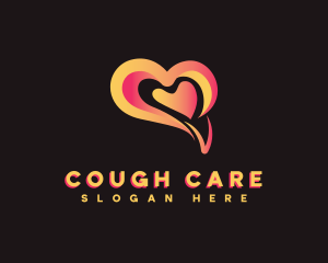 Mental Care Heart logo design