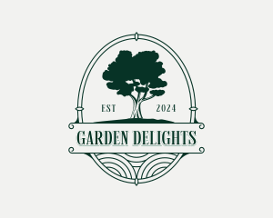 Tree Nature Garden logo design