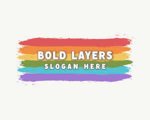 Rainbow Pride Artwork logo design