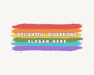 Rainbow Pride Artwork logo design