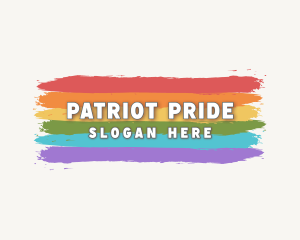 Rainbow Pride Artwork logo design