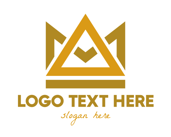 Gold Triangle logo example 3