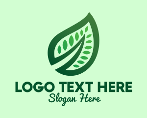 Healthy Detailed Leaf logo