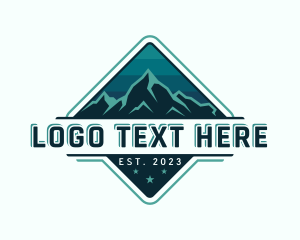 Trekking Mountain Peak logo