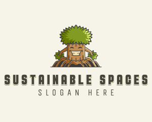 Sustainable Tree Planting logo design