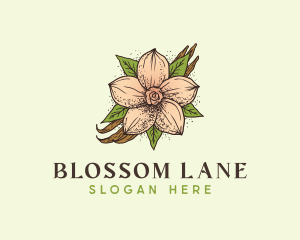 Vanilla Flower Blossom logo