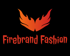 Flame Burning Wings logo