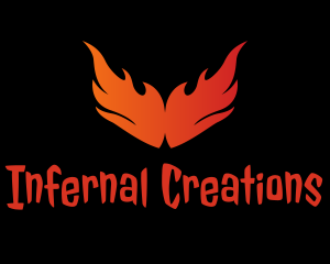 Flame Burning Wings logo