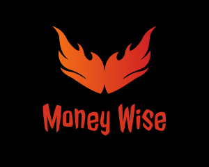 Flame Burning Wings logo