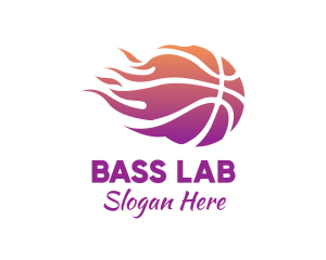 Blazing Fast Basketball logo design