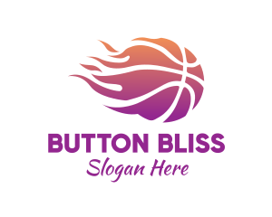 Blazing Fast Basketball logo design