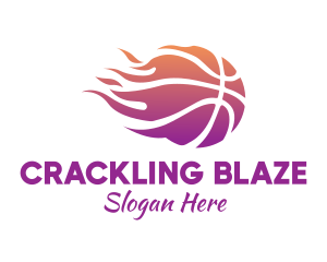 Blazing Fast Basketball logo design