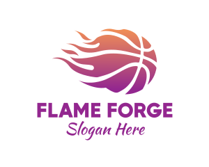 Blazing Fast Basketball logo design