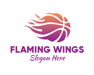 Blazing Fast Basketball logo design