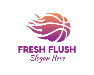 Blazing Fast Basketball logo design