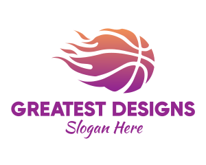 Blazing Fast Basketball logo design