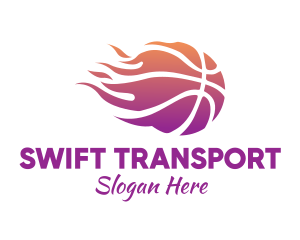 Blazing Fast Basketball logo design