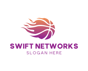 Blazing Team Basketball logo