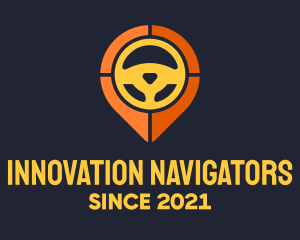 Steering Wheel Location logo design