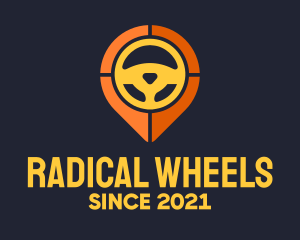 Steering Wheel Location logo design