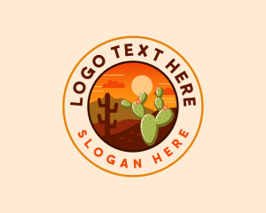 Desert Cactus Scenery logo