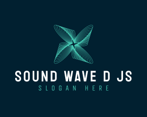 Digital Technology Agency Waves logo design