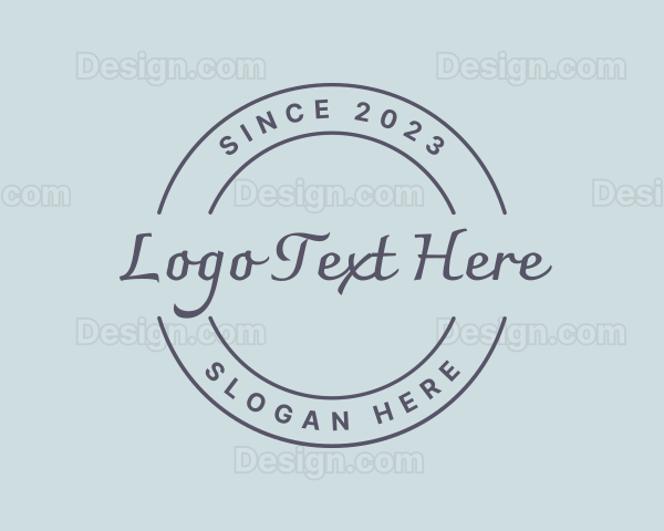 Stylish Round Business Logo