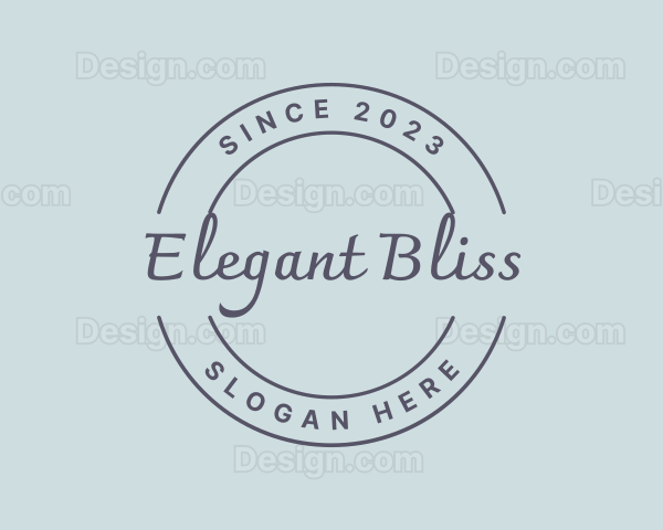 Stylish Round Business Logo