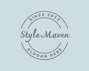 Stylish Round Business logo design