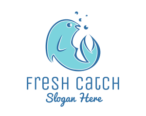 Seafood Fish Aquarium  logo