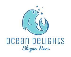 Seafood Fish Aquarium  logo