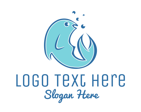 Aquatic logo example 4