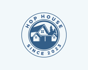 House Roofing Property logo design