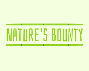 Organic Bamboo Nature logo design