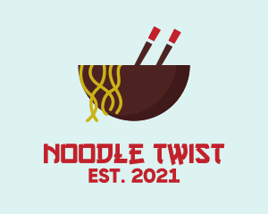 Oriental Noodles Restaurant logo design