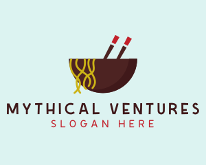 Oriental Noodles Restaurant logo design