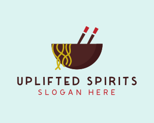 Oriental Noodles Restaurant logo design