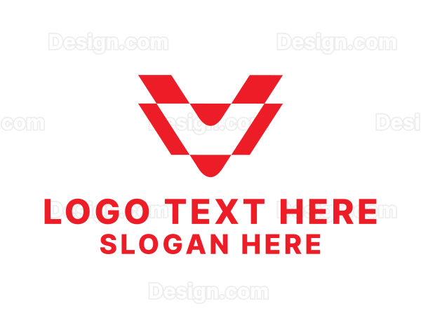 Professional Agency Letter V Logo