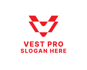 Professional Agency Letter V logo design