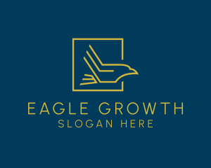 Eagle Line Art logo design